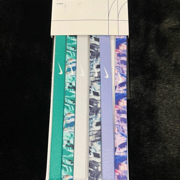 🆕 NIKE Headbands-6 Pack Neptune Green - Picture 2 of 3